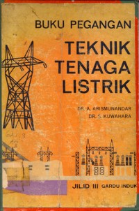 Buku pegangan teknik tenaga listrik : pembangkitan dengan tenaga air