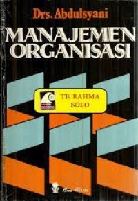 Image of Manajemen organisasi