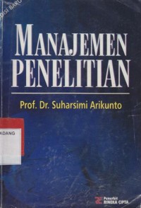 Manajemen penelitian